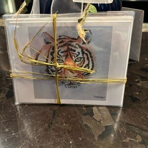 Handmade Blank Cards (Tigers)
